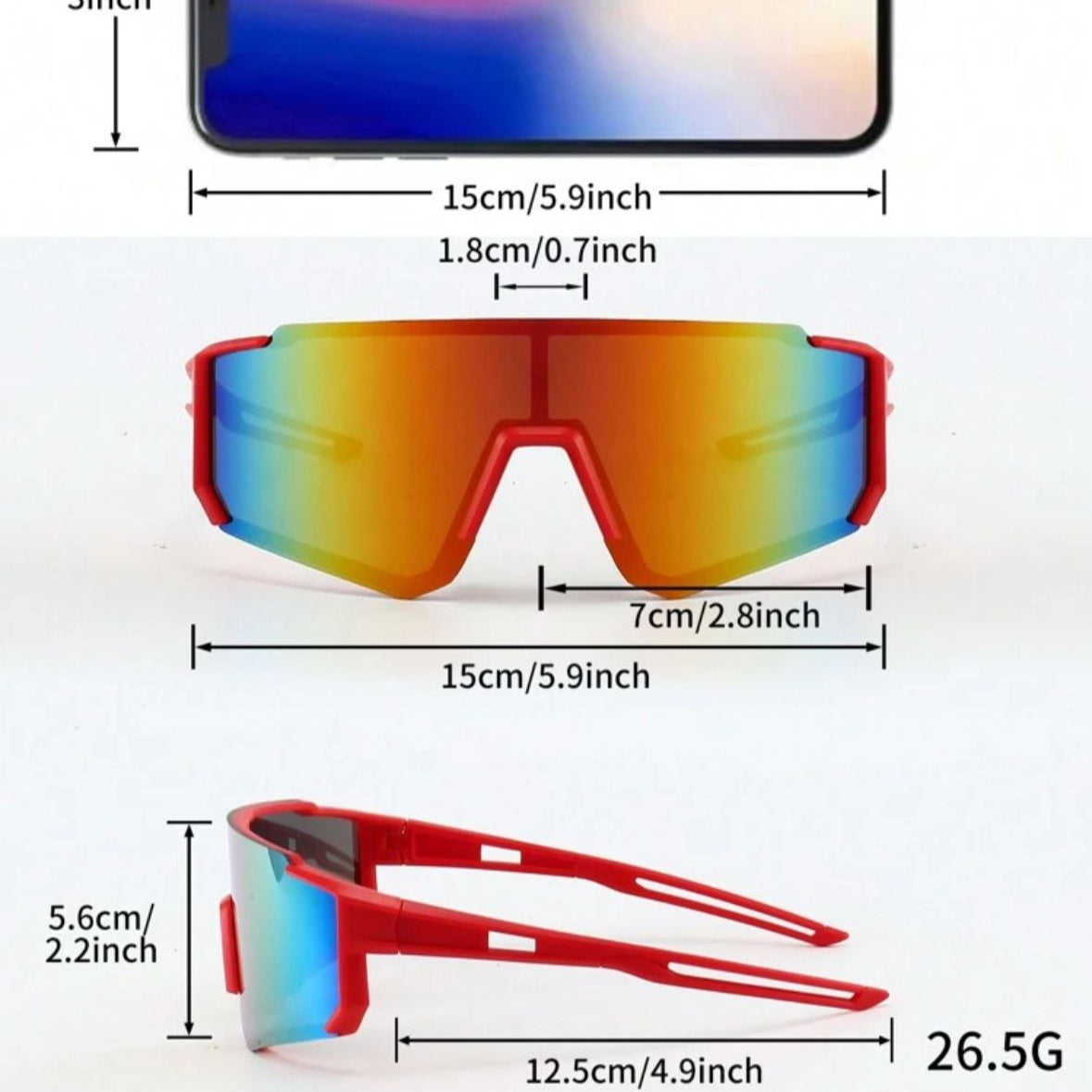 Gafas Deportivas RED Unisex®Hazlo luciendo increible 💪🏼