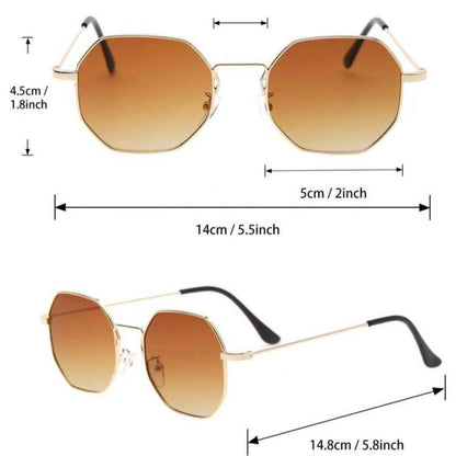 Gafas hexagonales de lujo® UNISEX