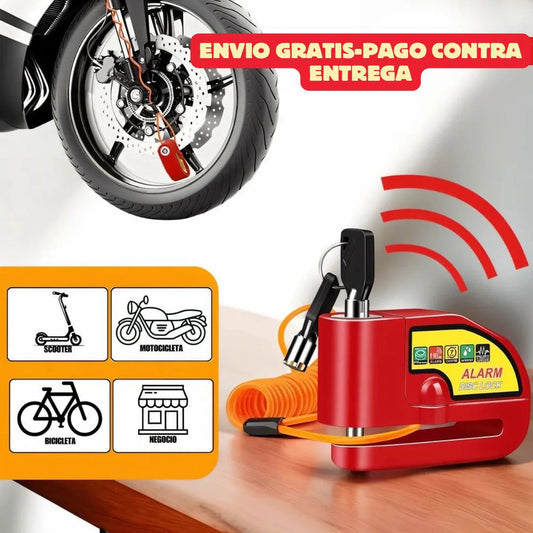 🚨Candado De Disco Con Alarma🚨