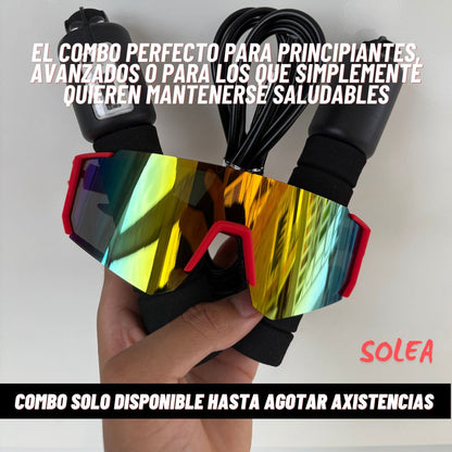 Gafas Deportivas®+Cuerda cuenta saltos ADICCIONAL💪🏼